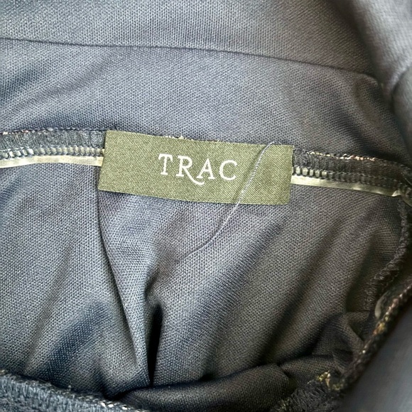 Trac Blue and Pink Floral Jumpsuit with Wrap Style - Picture 4 of 4